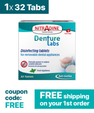 1x DETOX NitrAdine® Denture 32 Tabs