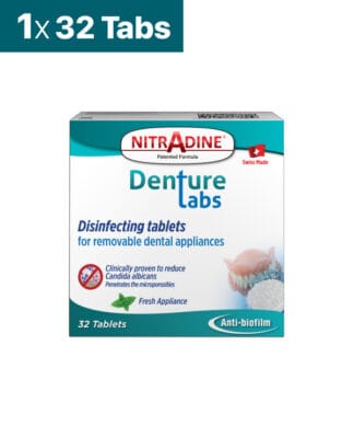 1x DETOX NitrAdine® Denture 32 Tabs