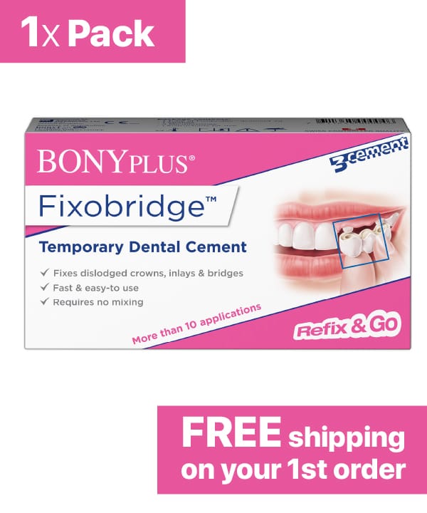 1x Fixobridge Temporary Dental Cement