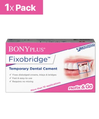1x Fixobridge Temporary Dental Cement