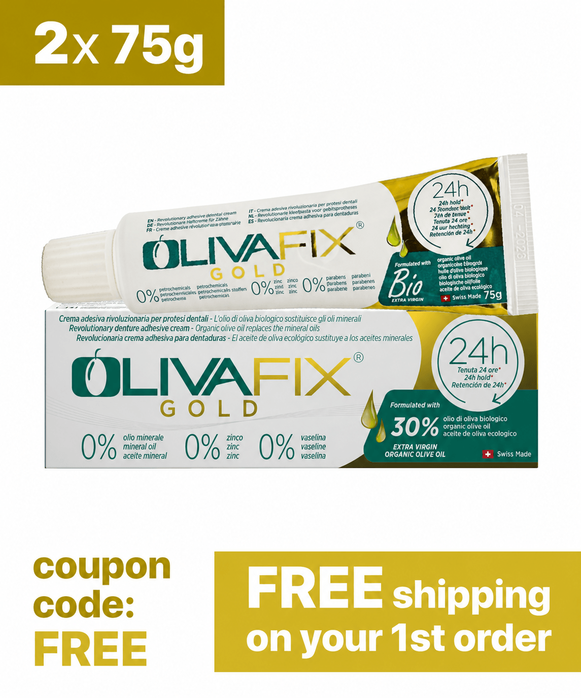 2x OlivaFix® Gold 75g / 2.65 Oz (Copy)